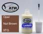 Preview: Opel, Nut Brown, 9TG: 20ml Lackstift, von ATW Autoteile West.